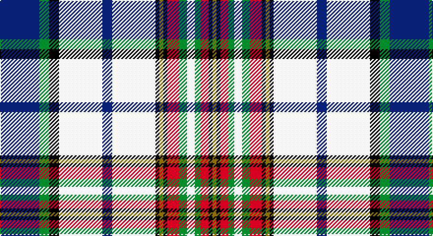 DB/40 G10 K10 W44 DB10 W44 K4 Y4 K4 R12 G8 W8 G6 R8 K4 Y/4 tartan