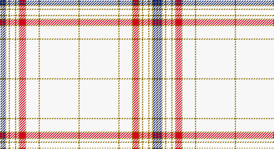 DB/3 N2 DB3 Y2 W4 Y2 K8 Y2 W4 Y2 R8 Y2 W20 Y2 W62 Y/2 tartan