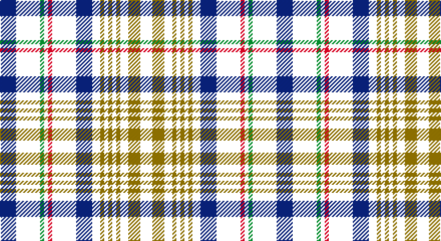 DB/16 K24 G4 W4 R4 K24 DB16 K8 Y4 K4 Y4 K4 Y4 K8 Y12 K/12 tartan