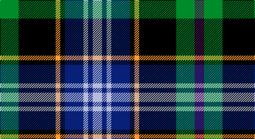 G/32 K64 LO8 K8 DB32 LB8 DB8 LB16 DB8 LB8 DB32 K8 LO8 K64 G32 DP/16 tartan