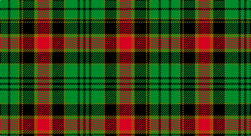 G/14 K4 G14 Y2 K4 Y2 K20 Y6 R20 Y6 K20 Y2 G22 K4 G6 K/4 tartan