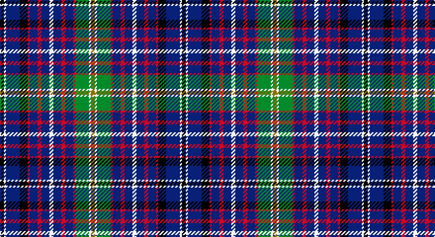 K/4 W2 DB14 K8 R2 DB8 R4 DB8 W4 DB8 R4 DB8 R2 G14 W2 Y/4 tartan