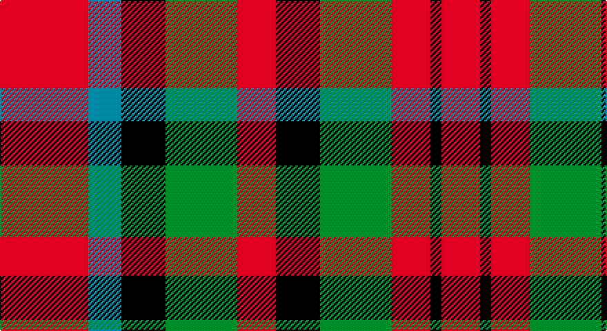 R/64 T24 K32 G52 R28 K32 G52 R28 K8 R28 K8 R28 G52 K32 T24 R/32 tartan