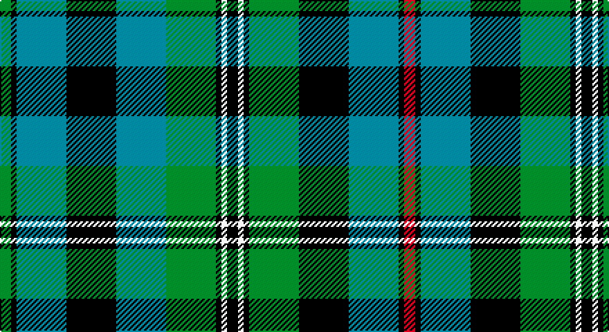 R/8 K4 T36 K36 G36 K4 W4 K8 W4 K4 G36 T36 K36 T36 K4 G/8 tartan
