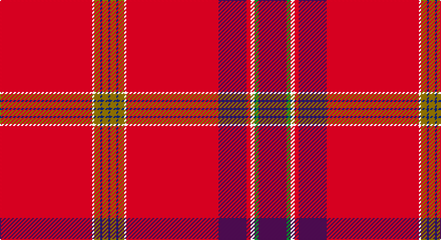R/92 W2 Y6 DB2 Y6 DB2 Y6 DB2 Y6 W2 R92 DP28 R4 W4 G4 DP/28 tartan
