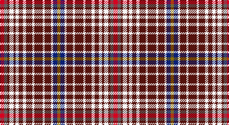 R/8 N6 DR4 W8 DR4 W6 DR8 W6 DR12 W4 DR16 W4 DR12 W4 DB8 Y/6 tartan