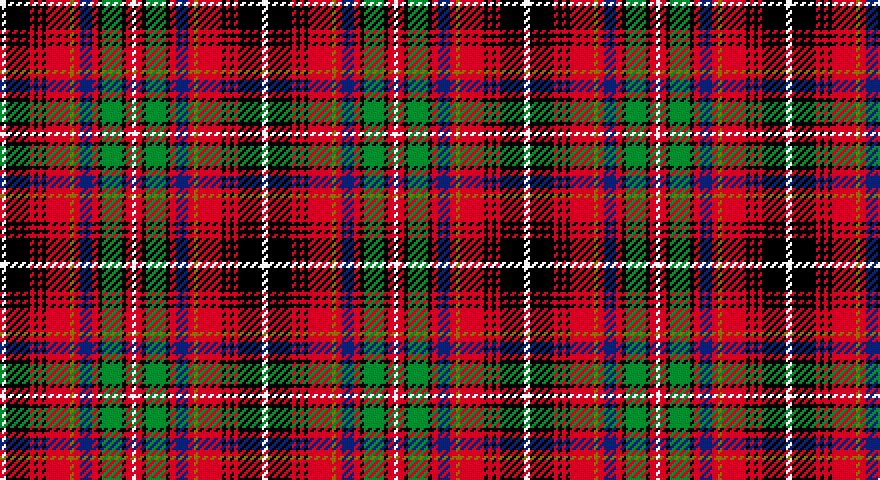 W/3 K12 R2 K2 R2 K2 R12 Y2 R3 DB6 R3 K2 G10 K2 R3 W/2 tartan