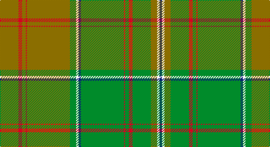 Y/30 R6 Y6 R2 Y70 G10 W4 DB4 G70 R2 G6 R6 G30 Y10 W4 DB/4 tartan