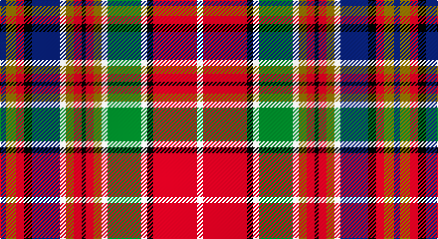 DB/6 Y10 R8 K8 DB28 W6 Y8 R8 K4 R8 Y8 W6 G34 W6 K6 R44 W/6 tartan