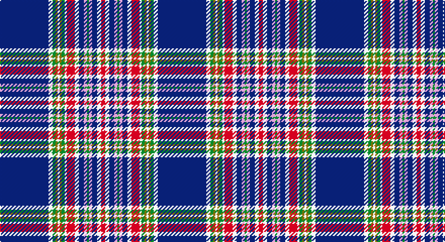 DB/48 W4 G3 Y2 W2 Y2 G3 W2 R8 W4 DB5 LP3 G2 LP3 DB5 W4 R/4 tartan
