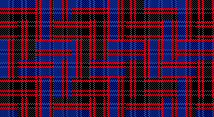 DB/16 R4 K4 R4 K16 R4 K4 R4 K16 R4 K4 R4 DB16 R4 K4 R4 DB/16 tartan