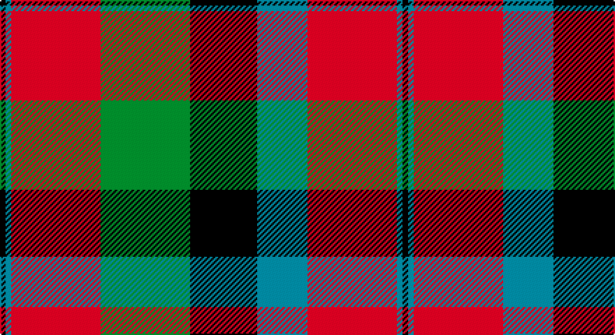K/4 T4 R64 G64 K48 T36 R64 T4 K4 T4 R64 T36 K48 G64 R64 T4 K/2 tartan
