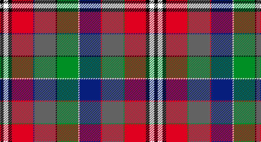 K/6 W8 K6 R36 DB2 N36 K2 G36 W2 DB36 R2 N36 G2 R36 K6 W8 K/6 tartan