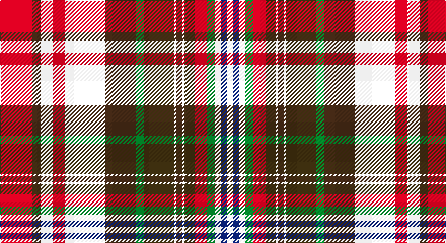 R/32 DO8 W12 R12 W40 DO30 G8 DY30 W2 DO6 W2 DY10 R12 G8 W6 DB6 W/6 tartan