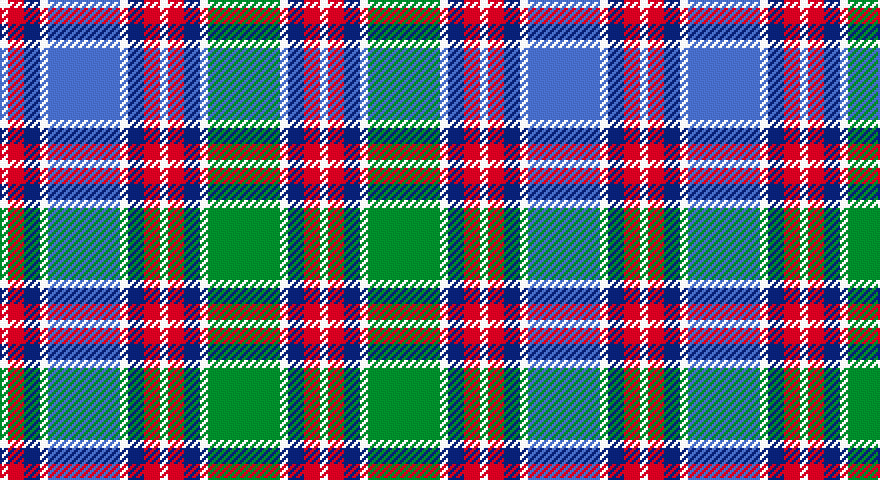 W/4 R8 DB8 W4 B36 W4 DB8 R8 W4 R8 DB8 W4 G36 W4 DB8 R8 W/4 tartan
