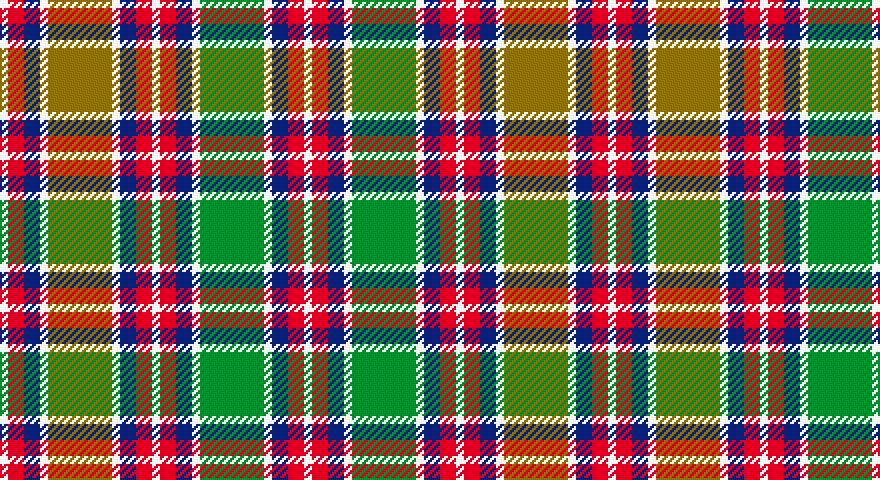 W/4 R8 DB8 W4 Y32 W4 DB8 R8 W4 R8 DB8 W4 G32 W4 DB8 R8 W/4 tartan