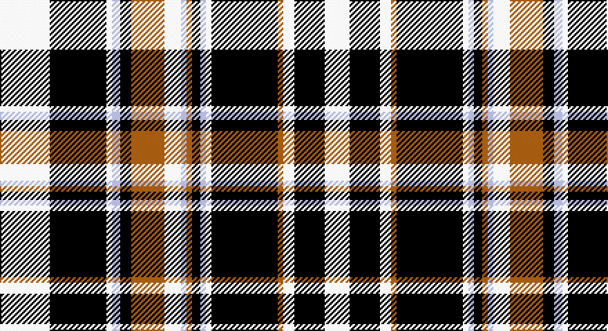 W/36 K41 W4 LB6 K8 O24 W12 LB4 O4 K6 LB4 W4 K48 O4 W8 K22 W/18 tartan