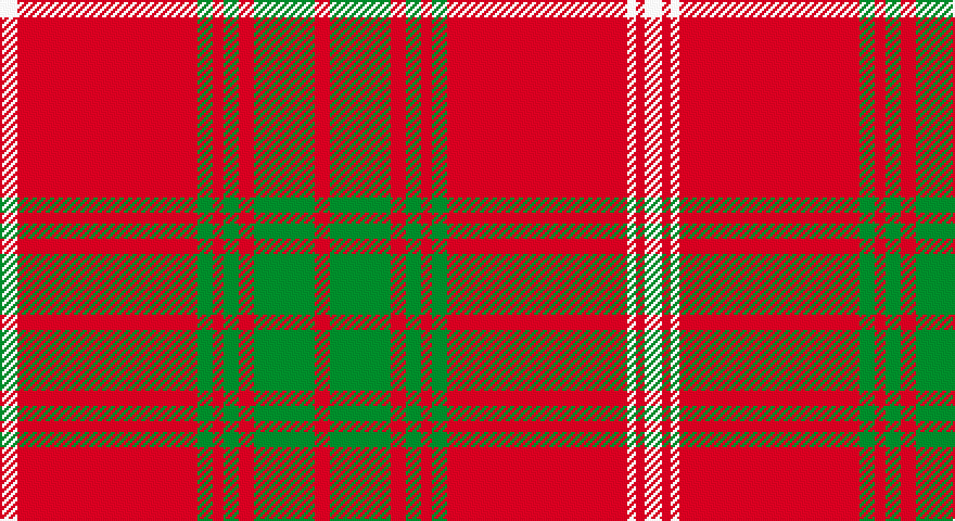 W/8 R83 G7 R5 G7 R7 G28 R7 G28 R7 G7 R5 G7 R83 W4 R4 W/8 tartan