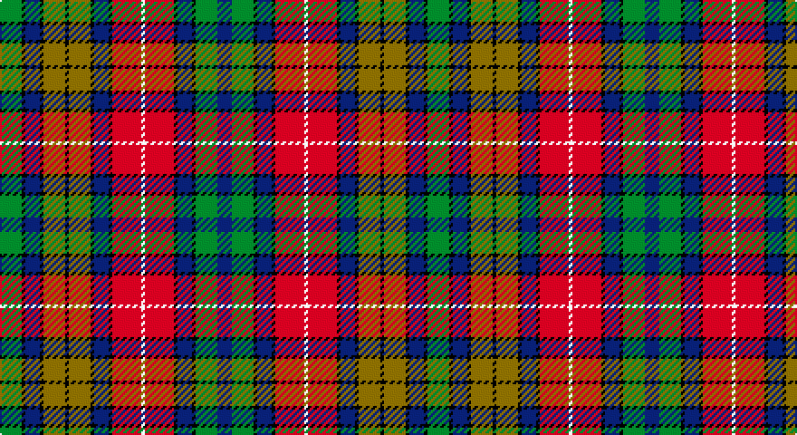 G/12 K2 DB8 K2 Y12 K2 Y12 K2 DB8 K2 R16 W2 R16 K2 DB8 K2 G12 DB/8 tartan