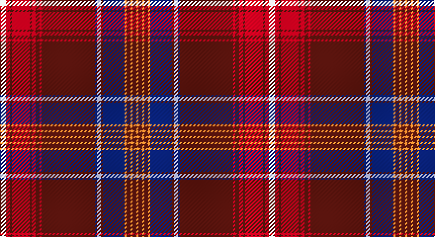W/6 R4 DR2 R18 DR2 R4 DR4 R2 DR54 DB2 LB4 DR2 DB22 LO2 DR4 LO2 DR4 LO/2 tartan