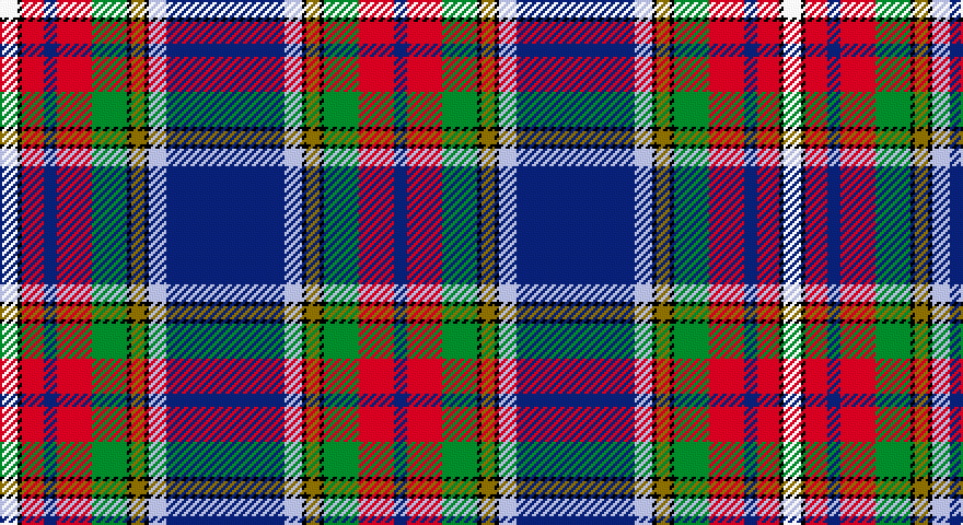 W/8 K2 R10 DB6 R16 G16 K2 Y6 K2 LB8 DB54 LB8 K2 Y6 K2 G16 R16 DB/6 tartan