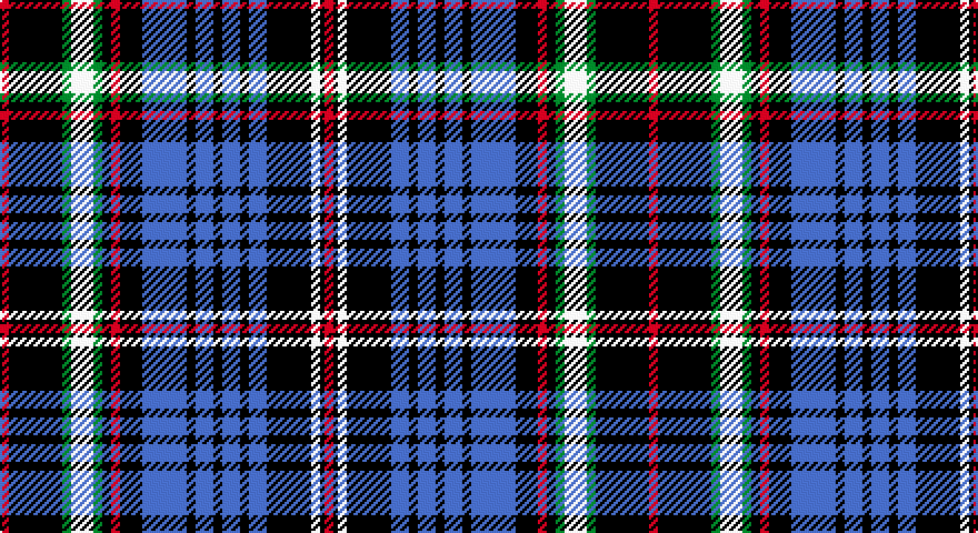 R/4 K24 G4 W10 G4 K4 R4 K10 B20 K4 B8 K4 B8 K4 B8 K20 W4 K2 R/4 tartan