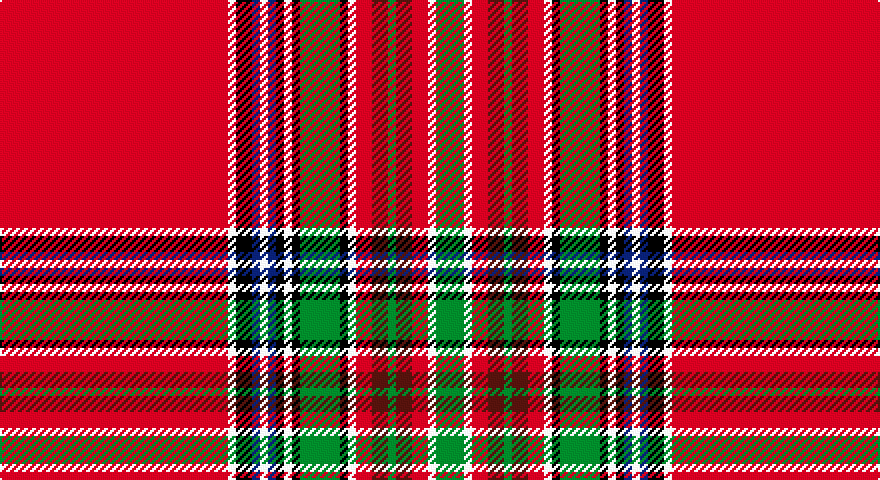 R/114 W4 K8 DB4 W4 DB4 K4 W4 K4 G20 K4 W4 R8 DR8 G4 DR8 R8 W4 G/14 tartan