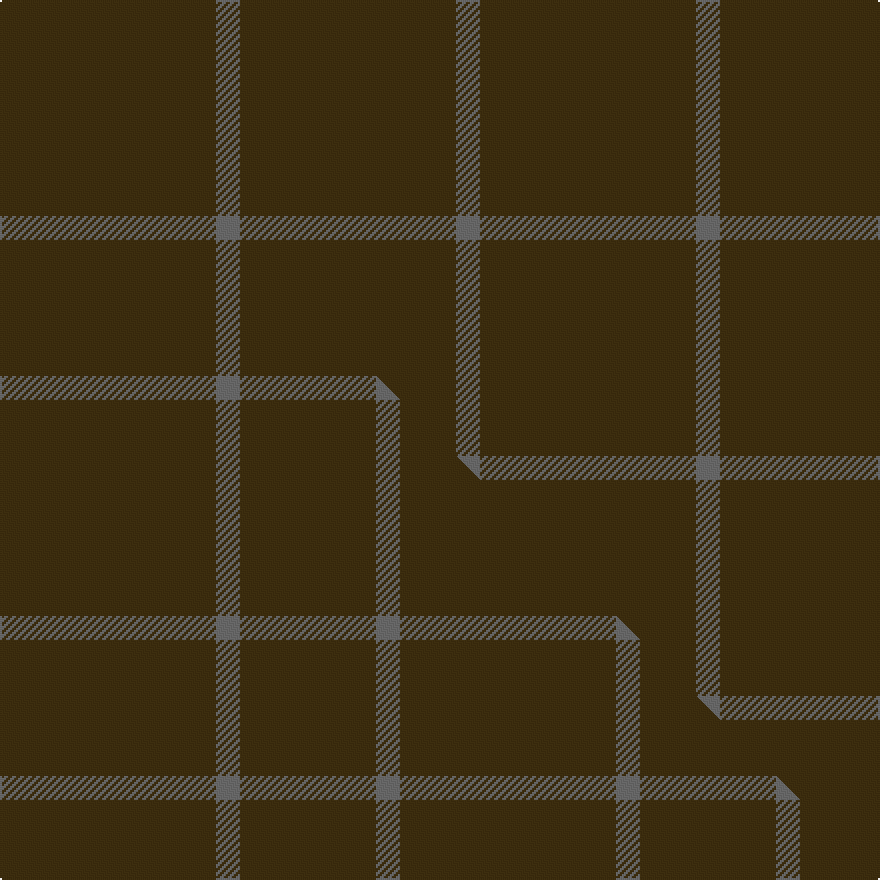 this sett (top) woven against the master sett (bottom)