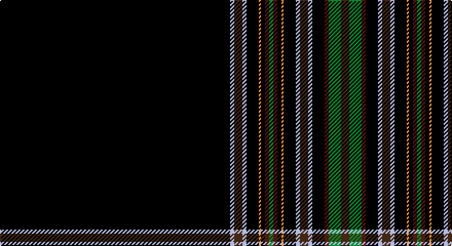K/224 LB4 DO8 LB4 K12 LO2 K4 DR4 G4 DR4 K4 LO2 K12 LB4 DO8 LB4 K12 DR4 G12 DO/8 tartan