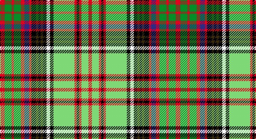 R/8 G12 R4 G12 R6 DB8 R4 K8 DY4 K4 DY4 K6 W6 K6 LG36 R4 K4 R4 LG12 R/6 tartan