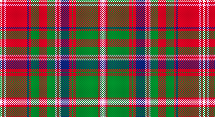 W/4 R4 LP4 R44 DB4 R4 G16 R16 G16 LP4 R4 LP4 DB18 R6 G2 R6 G44 R4 LP4 W/4 tartan