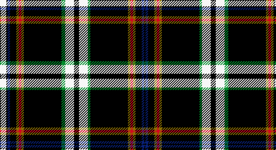 W/10 K2 DB4 K10 Y4 R4 Y4 K60 G6 W14 K8 W14 G4 K60 Y4 R4 Y4 K10 DB4 K/2 tartan