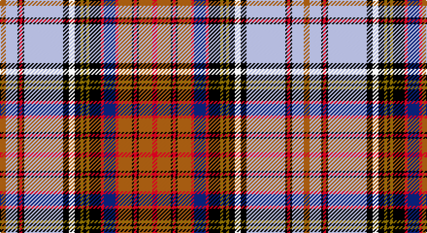 O/6 LB12 K2 R3 K2 LB40 K6 W6 K6 Y3 K3 Y3 K12 R3 DB12 R3 O14 K2 R3 K2 O14 R/5 tartan