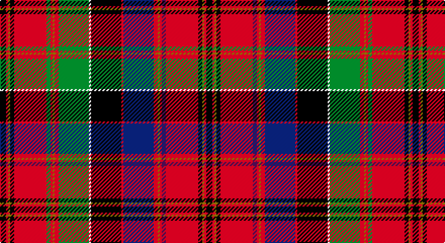 K/6 R2 Y2 K4 R32 G4 R2 Y2 R4 G30 W2 K30 R2 DB30 R4 Y2 R2 DP4 R32 K4 Y2 R2 K/6 tartan