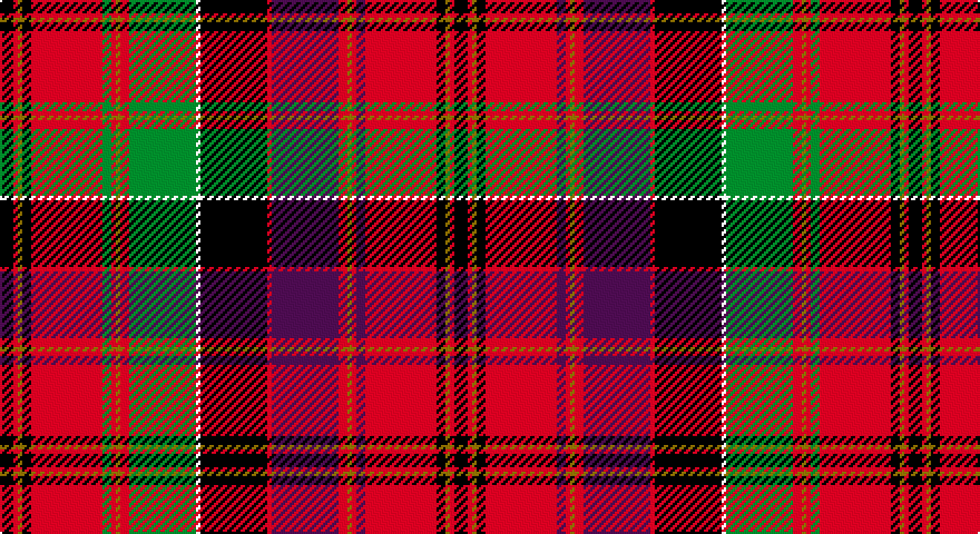 K/6 R2 Y2 K4 R32 G4 R2 Y2 R4 G30 W2 K30 R2 DP30 R4 Y2 R2 DP4 R32 K4 Y2 R2 K/6 tartan