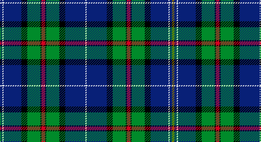 DB/4 W2 DB30 K10 G22 K2 R6 K2 G22 K10 DB34 W2 DB34 K10 G22 K2 R6 K2 G22 K10 DB30 W2 DB4 Y/4 tartan