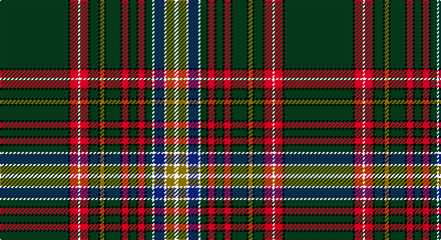 DG/68 K2 R8 W2 R8 K2 DG8 K2 Y4 K2 DG14 K2 R6 K2 DG6 K2 R6 K2 DG6 W2 DB10 W2 Y8 W/4 tartan