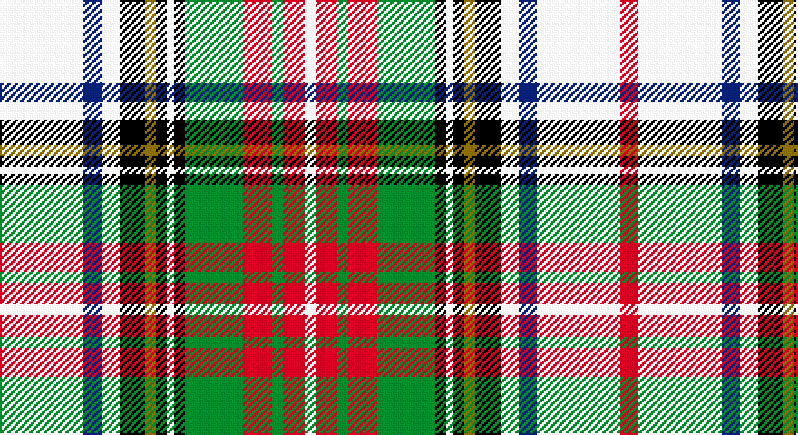 W/46 DB10 W10 K14 Y6 K6 W4 K6 G32 R16 G6 R12 W6 R12 G6 R16 G32 K6 W4 K6 Y6 K14 W10 DB10 W46 R/10 tartan