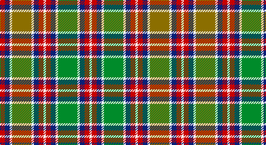 R/8 DB8 W4 Y32 W4 DB8 R8 W4 R8 DB8 W4 G32 W4 DB8 R8 W4 R8 DB8 W4 G32 W4 DB8 R8 W4 R8 DB8 W4 Y32 W4 DB8 R8 W/4 tartan