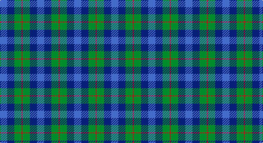 B/12 DB12 G12 R/2 tartan