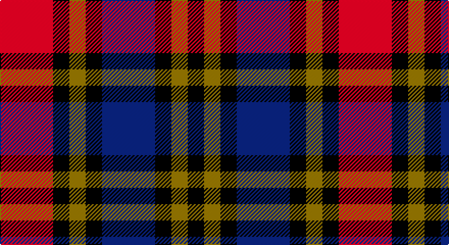 DB/52 K16 Y16 K16 R/52 tartan