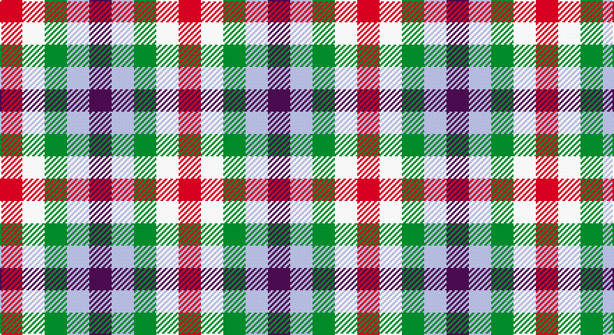R/16 W16 G16 LB16 DP/16 tartan