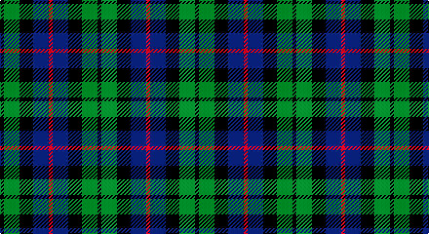 K/4 G16 K14 DB16 R/4 tartan