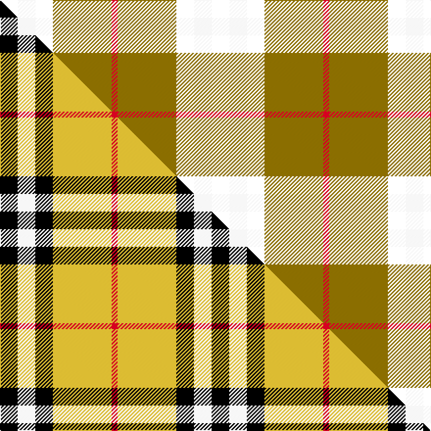 this sett (top) woven against the master sett (bottom)