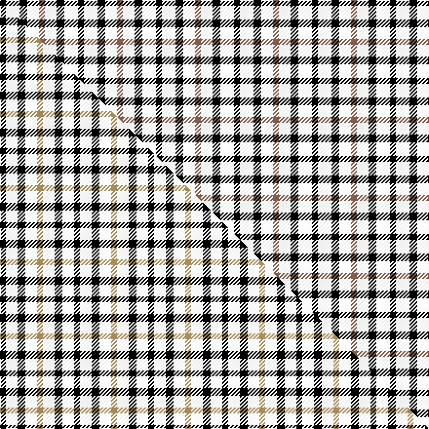this sett (top) woven against the master sett (bottom)