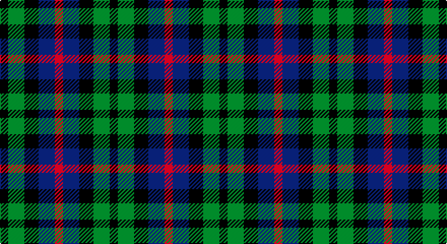 K/8 G16 K14 DB16 R/8 tartan