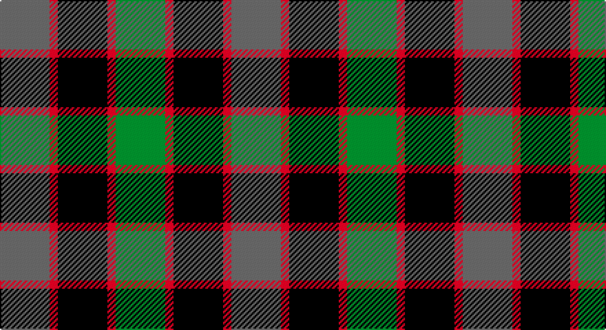 N/36 R6 K36 R6 G/36 tartan