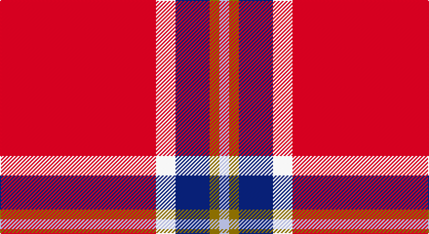 R/160 W20 DB35 Y10 LB/10 tartan