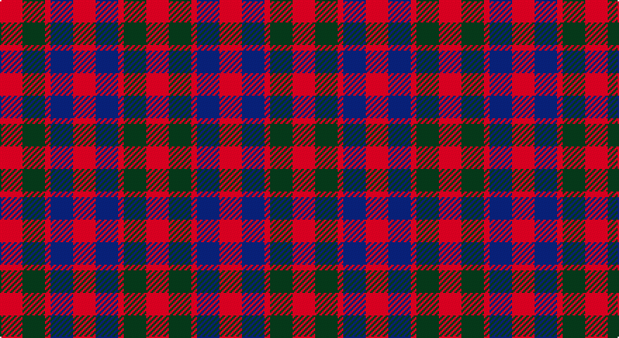 R/16 DG16 R4 DB16 R/16 tartan