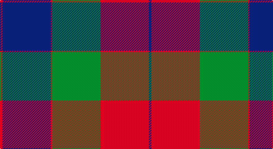 R/4 DB78 R2 G78 R78 DB/4 tartan